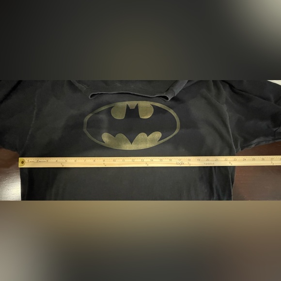 Batman Black Short Sleeve Tee Shirt Cotton Size XL - Picture 6 of 7